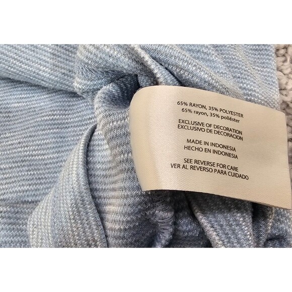 Orvis Mens Pullover Crewneck Shirt Long Sleeve Outdoor Casual Normcore Blue Sz M - Picture 4 of 13